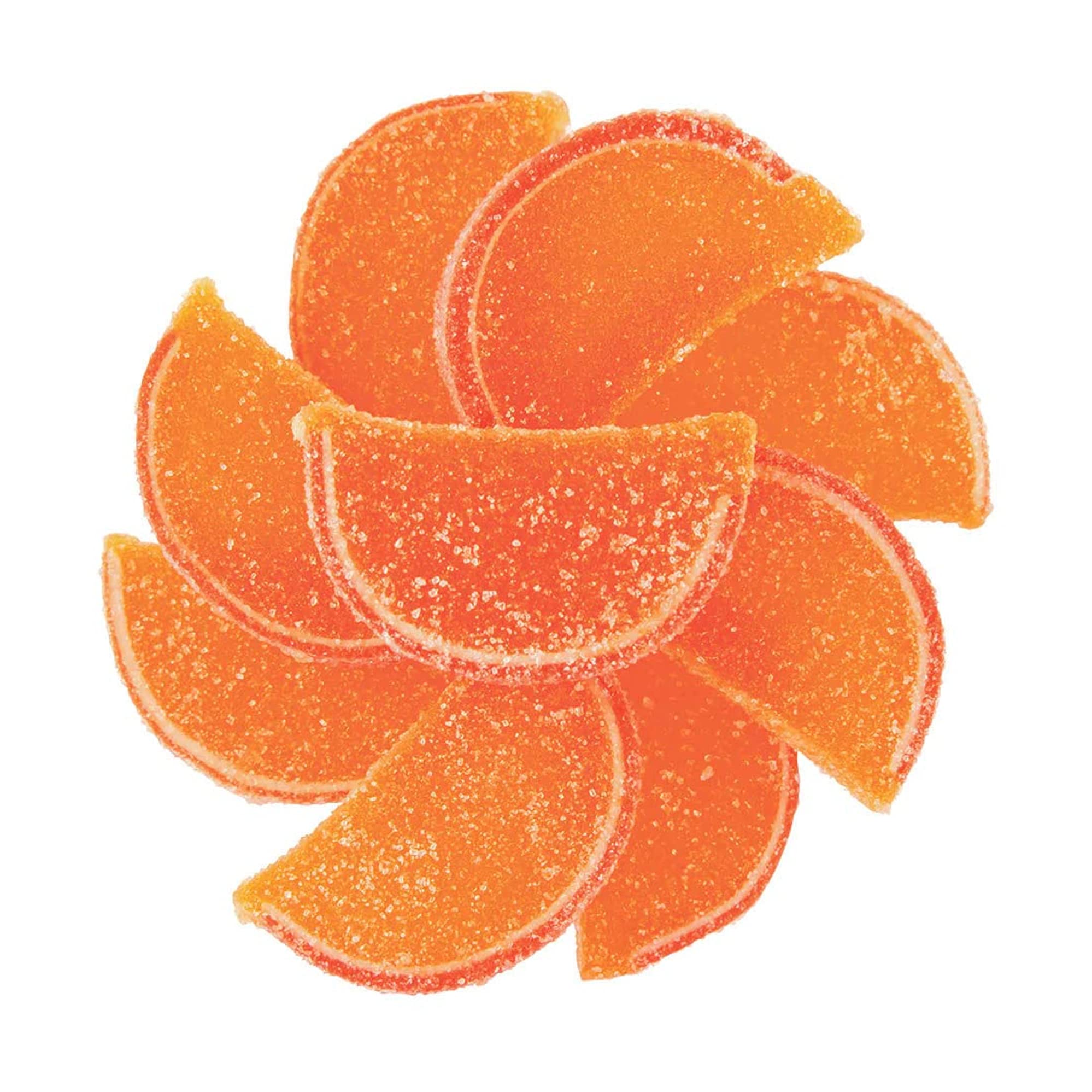 NY Spice Shop Orange Fruit Slices Jelly Candy - 1 Pound Bulk Candied Fruit Slices - Old Fashioned Gummy Candy for Sweet Lovers - Perfect for Baking, Gift Baskets & Party Favors