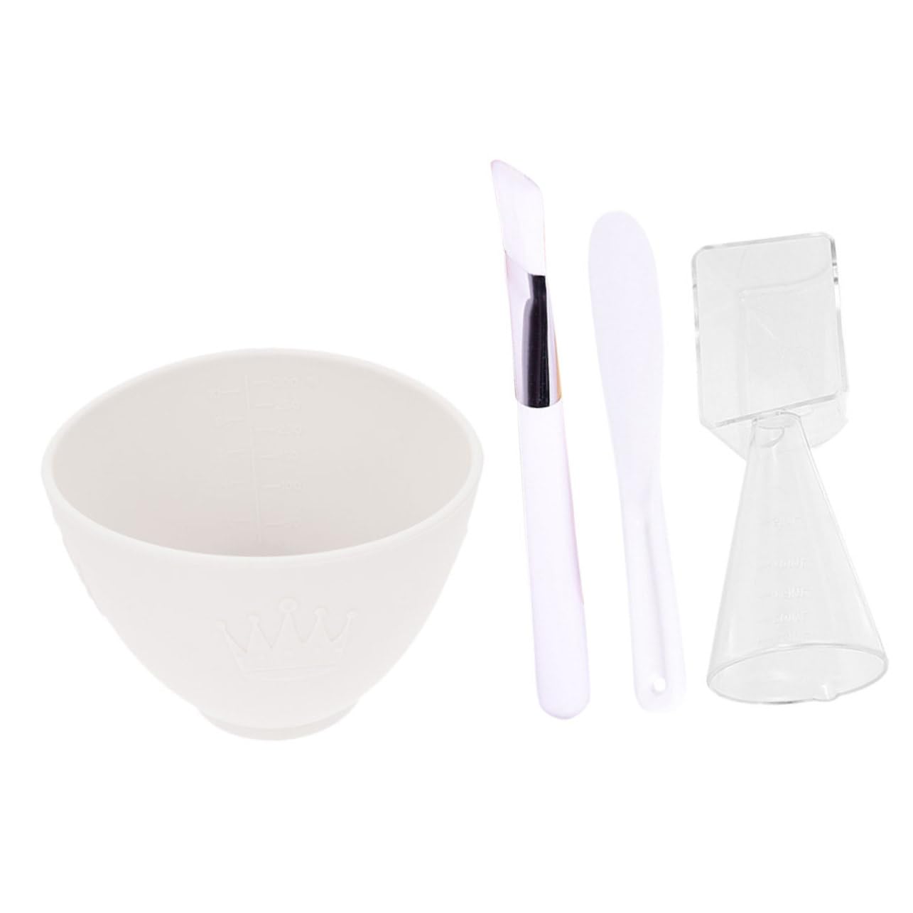 NOLITOY Silicone Mask Mixing Bowl Set - Professional Face Mask Tool for Spa & Skincare - Perfect for DIY Facial Treatments, Waxing, and Beauty Salons