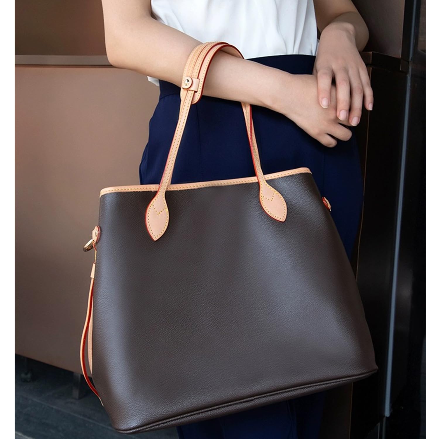 Premium Vachetta Leather Shoulder Pads - Comfortable & Stylish Shoulder Strap Cushions for Handbags, Purses & Totes - Perfect for Everyday Use, Travel & Fashion Accessories