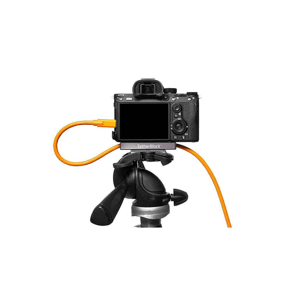 TetherPro 4.6m (15ft) USB A to USB C Fast Charging Cable - High Visibility Orange Tether Cord for DSLR Cameras, Smartphones & Tablets - Perfect for Photography, Vlogging & Outdoor Shooting