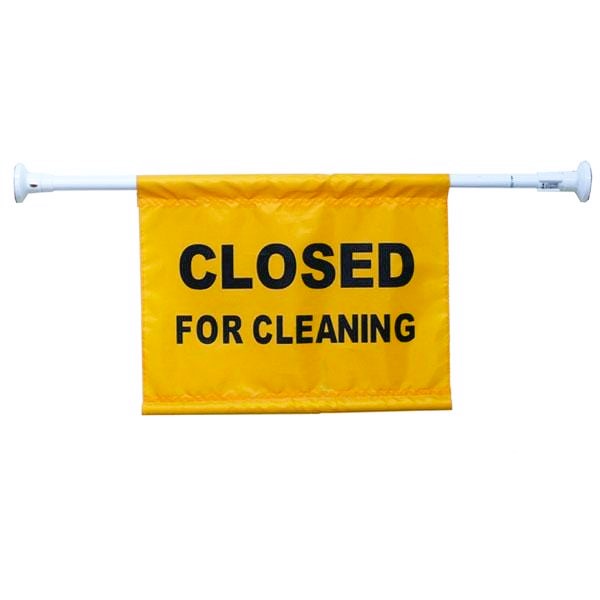 Closed for Cleaning Hanging Sign - Durable Storefront Sign for Business Hours & Maintenance - Perfect for Retail Stores, Restaurants & Offices