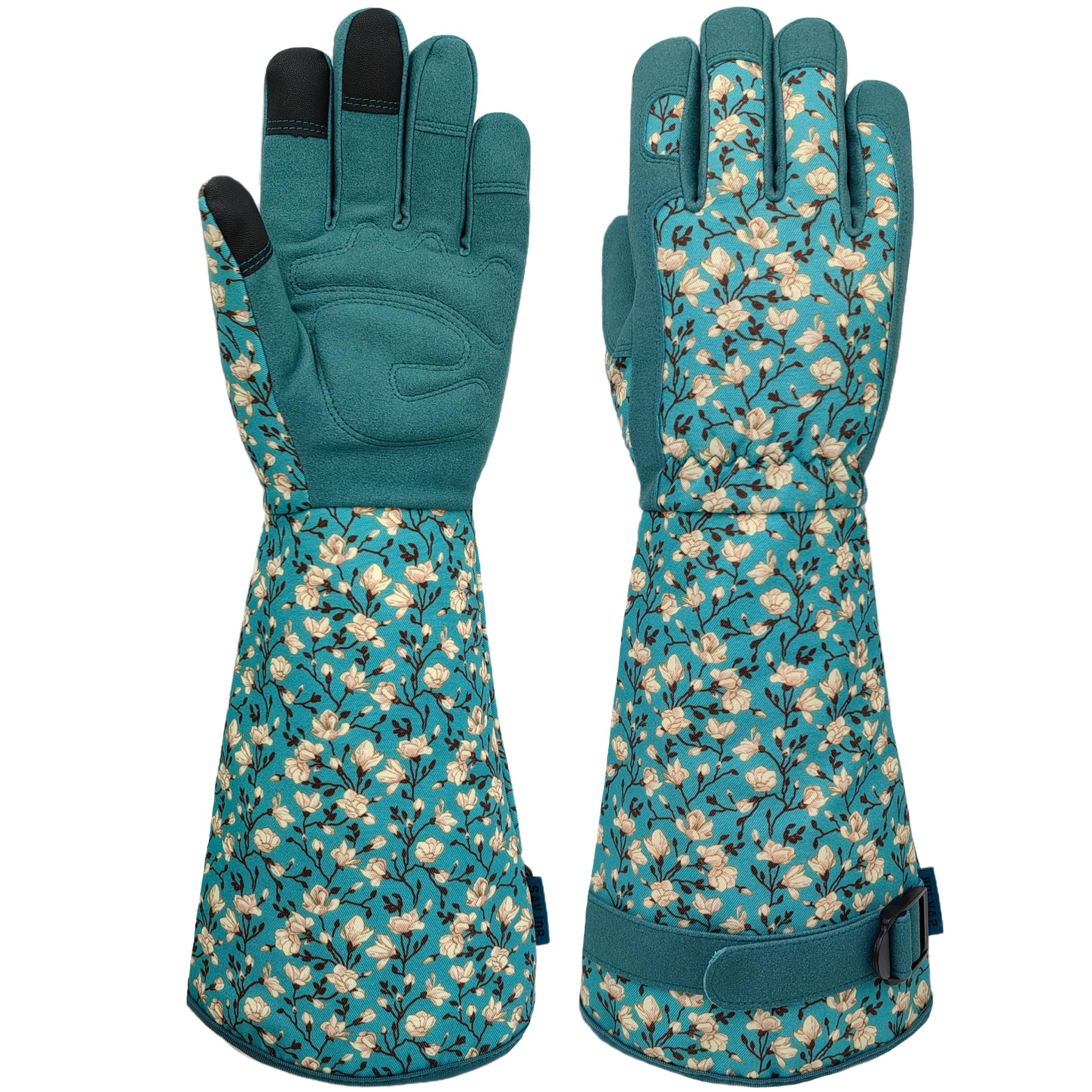 Durable Gardening Gloves with Touchscreen - Long Cuff Work Gloves for Rose Pruning & Outdoor Tasks - Perfect Gifts for Women & Men - Ideal for Gardening, Landscaping, and Farm Work