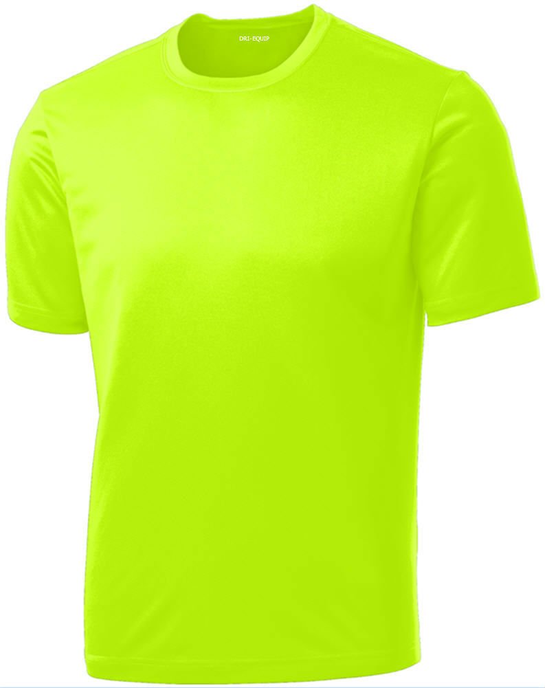 DRIEQUIP Men's Big & Tall Moisture Wicking Athletic T-Shirt - Breathable Quick Dry Workout Shirt for Gym, Running & Outdoor Activities