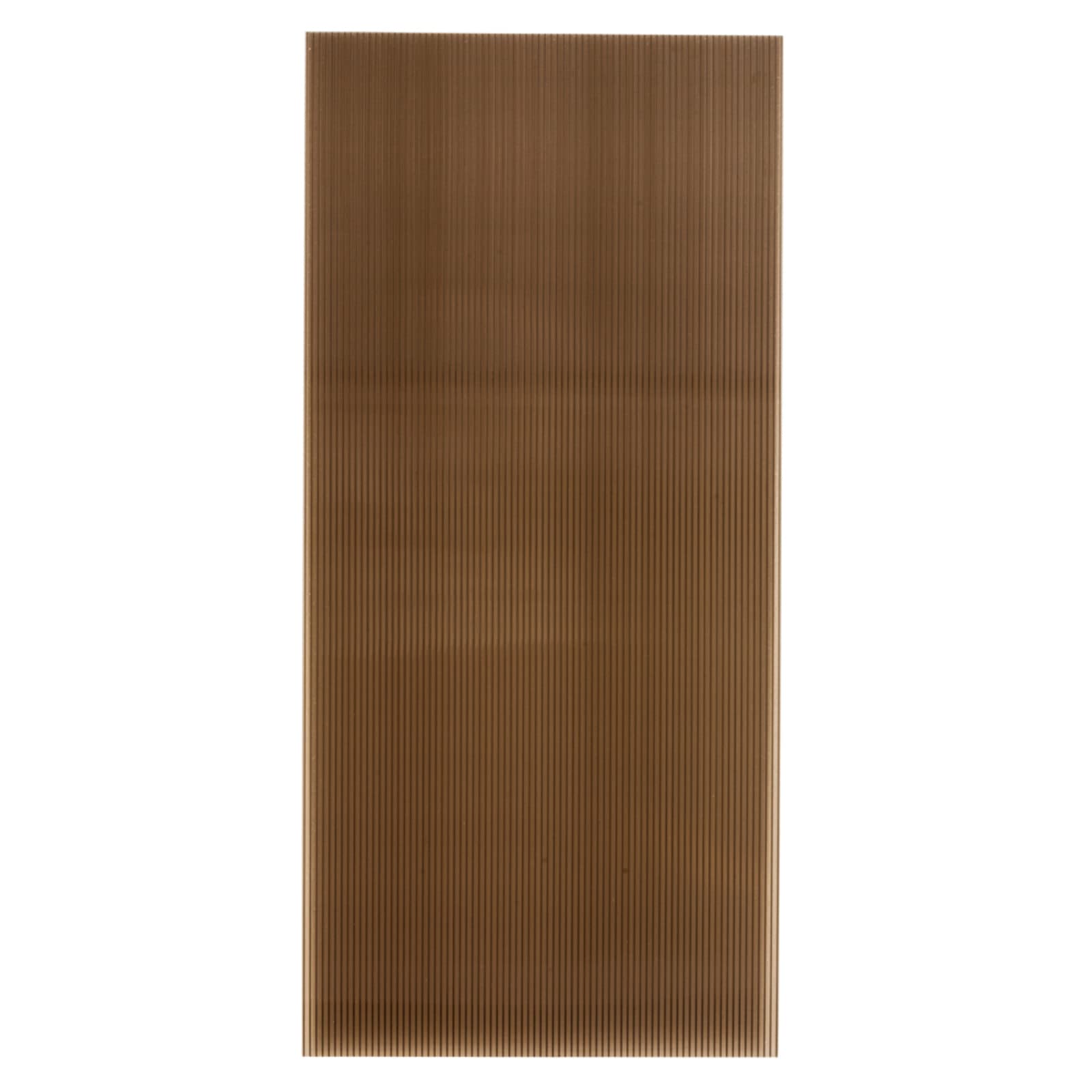300 x 96cm Waterproof Outdoor Door Awning - Brown Polycarbonate Panels with Black Aluminum Holder - Perfect for Porch, Patio, Window & Eaves Protection - UV Resistant & Weatherproof Canopy for Home & Garden Use