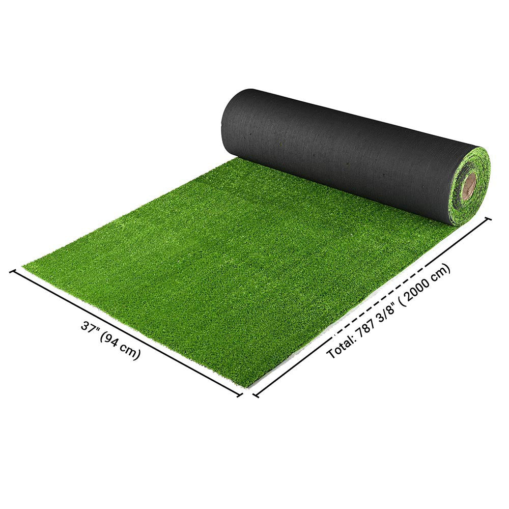 Premium 65x6ft Artificial Grass Turf - Realistic Synthetic Lawn for Pets, Backyard & Landscaping - Durable, Low Maintenance & UV Resistant - Perfect for Dog Runs, Play Areas & Outdoor Decor (2-Pack)