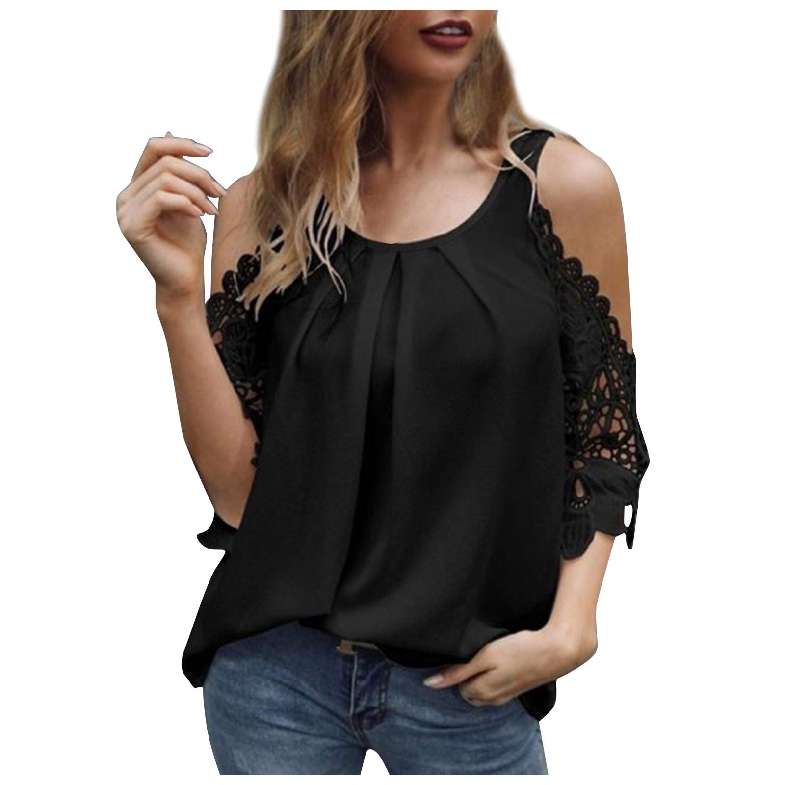 Women's Casual Summer Printed T-Shirt - Round Neck Short Sleeve Loose Fit Tunic Top Blouse | Perfect for Beach Outings, Weekend Wear & Summer Vacation