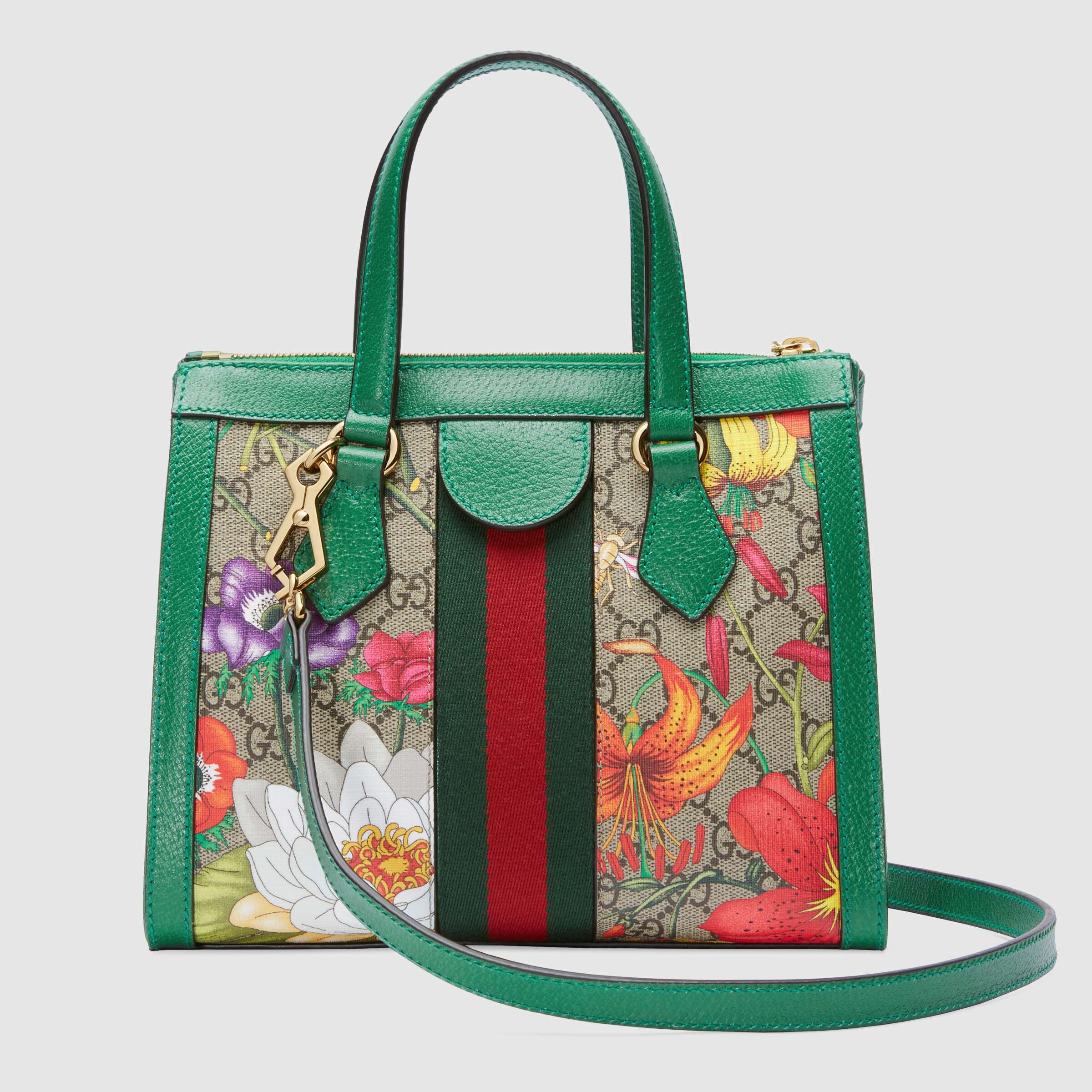 Gucci Ophidia GG Flora Small Tote Bag - Online Exclusive - Perfect for Work, Travel & Everyday Use