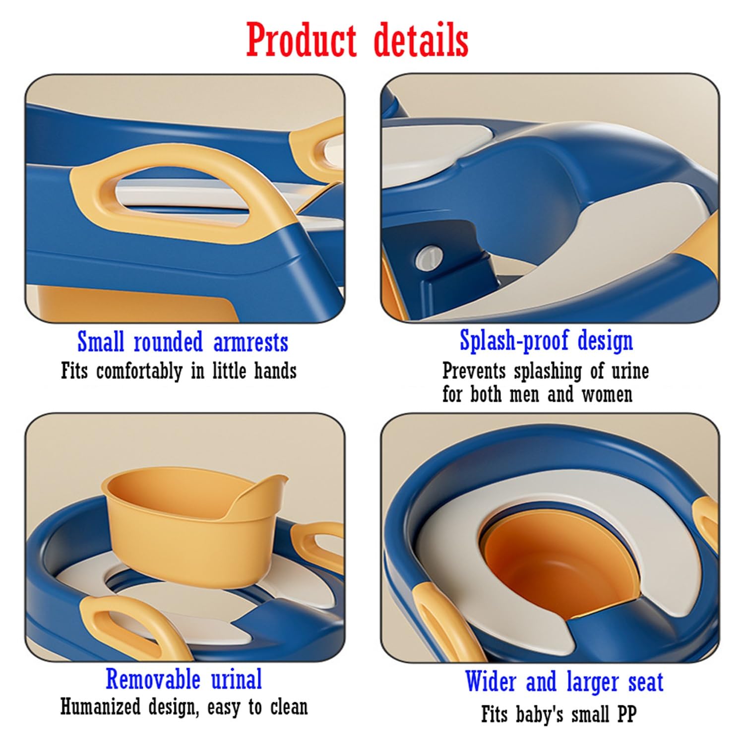 KtEli 2-in-1 Adjustable Toilet Training Seat with Step Stool Ladder - Anti-Slip Pads, Modern Grey Design - Perfect for Toddler Potty Training at Home or Daycare