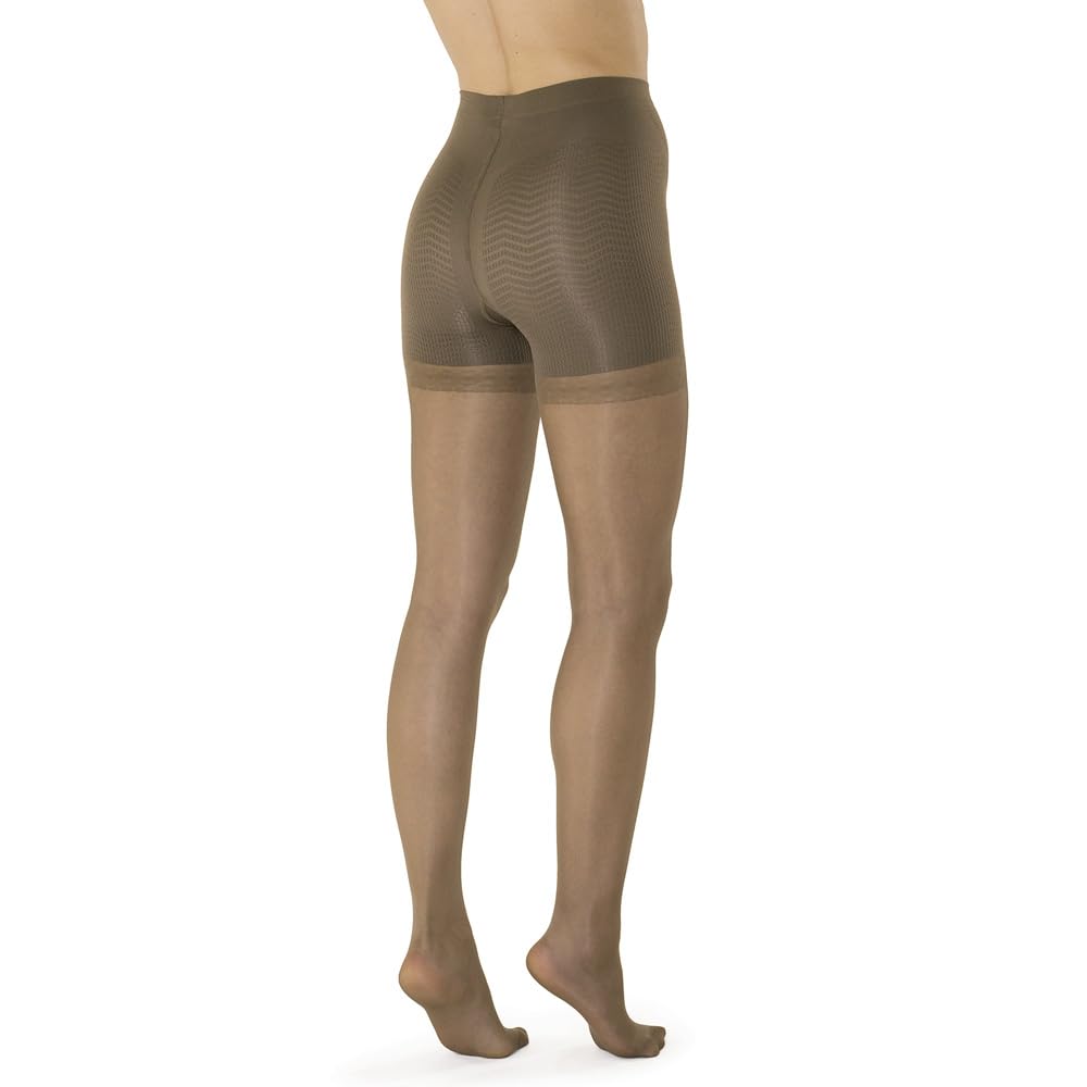 Solidea Maternity Magic Maman Anti-Cellulite Compression Support Tights for Pregnancy - Moka Size 4-L | Postpartum Recovery & Comfort for Expecting Mothers