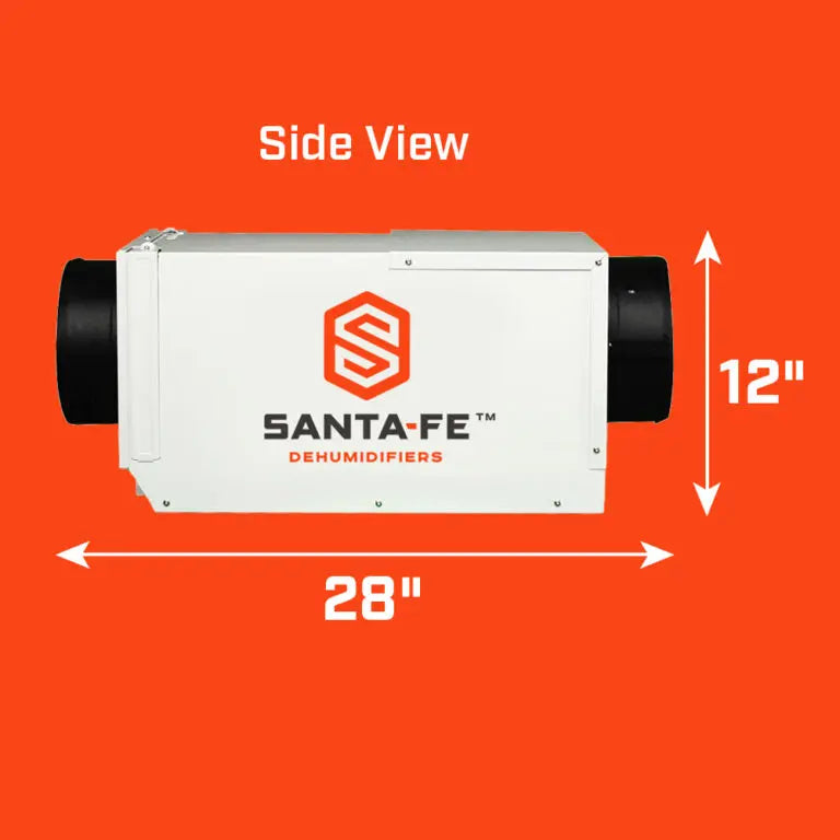 Santa Fe ULTRA70 Whole Home Dehumidifier - 70 Pint Capacity for Large Spaces - Perfect for Basements, Crawl Spaces & Whole House Humidity Control