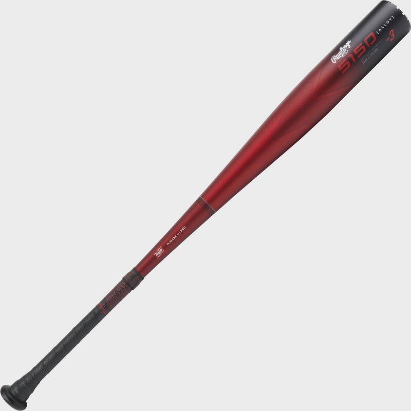 2023 New RAWLINGS 5150 BBCOR -3 Alloy Baseball Bat | Red & Black End Loaded | Perfect for High School & College Players | Ideal for Power Hitters & Competitive Games