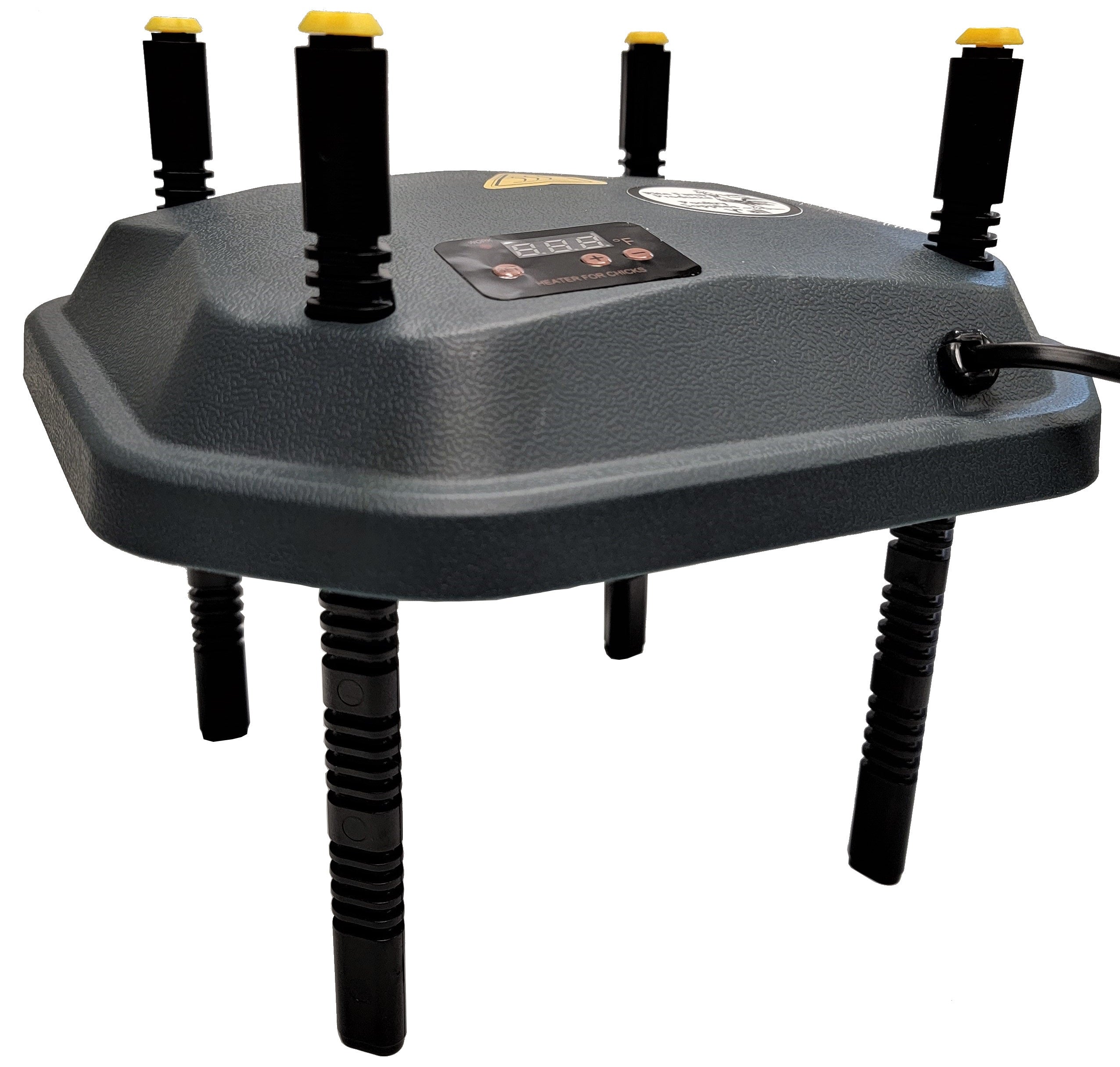 10x10 Chick Brooder Heating Plate - 13W Adjustable Digital Temperature Control for Baby Chicks & Poultry - Ideal for Coops, Hatcheries & Backyard Farming