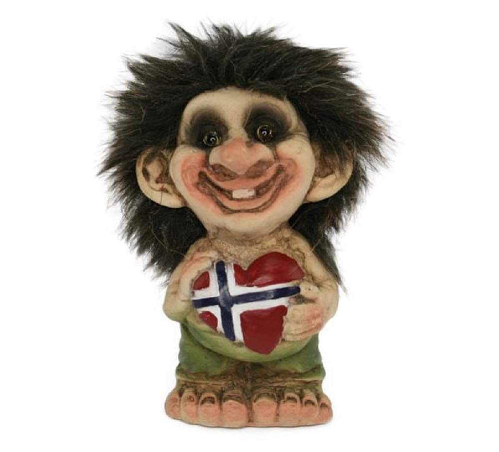 Troll Heart Flag - Unique Nordic Viking Decor for Home, Garden & Parties | Perfect for Themed Events, Wall Art & Outdoor Decorations