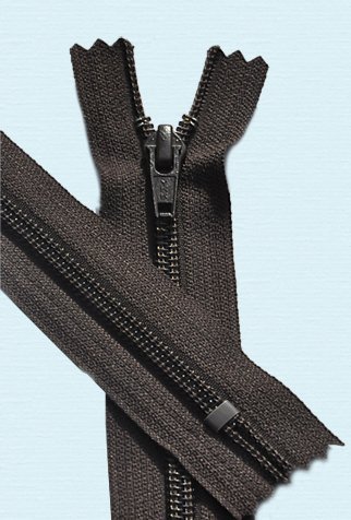 22 Inch Boot Zipper YKK #5 Nylon Coil Closed End - YKK Color 570 Brown (1 Zipper per Pack) - Perfect for Boot Repairs, Leather Crafts & DIY Shoe Making Projects