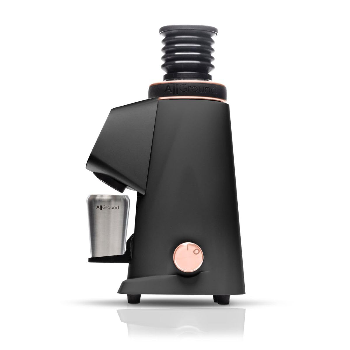 Premium Fiorenzato AllGround ProBrew Coffee Grinder - Italian-Made Home Coffee Grinder with Rose Gold Accents - Perfect for Espresso, French Press & Pour Over Brewing - Ideal for Coffee Enthusiasts & Home Baristas