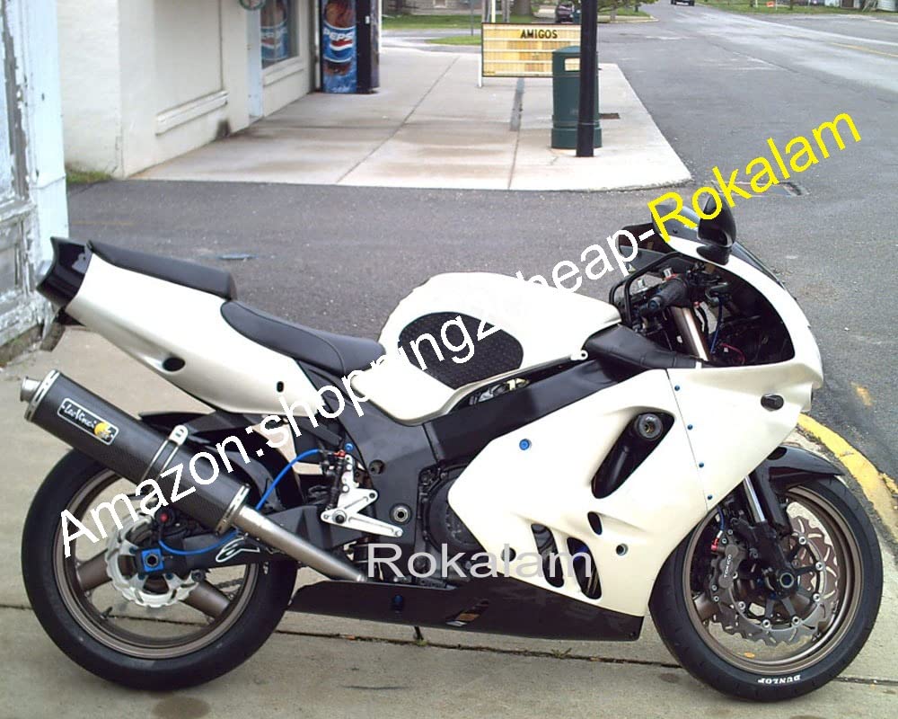 Ninja ZX-9R ABS Fairing Cowling Set (1994-1997) - White & Black Replacement Body Kit for Kawasaki ZX9R Motorcycle | Perfect for Restoration & Racing Upgrades