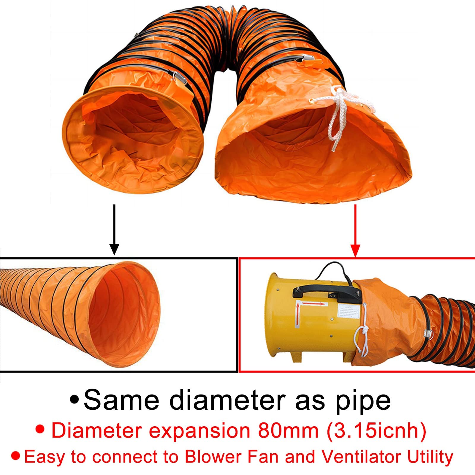 Flexible PVC Air Duct Hose 12