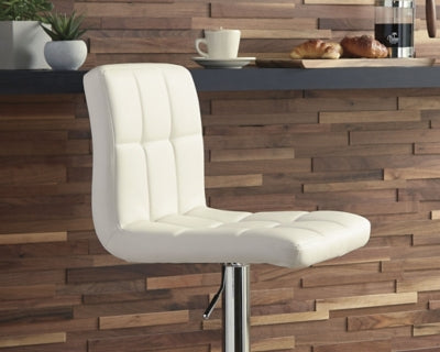 Bellatier Adjustable Height Bar Stool Set of 2 - Modern Kitchen Counter Stools for Dining Room, Bar & Home Decor - Swivel & Comfortable Seating for Kitchen Island, Breakfast Nook & Pub Table