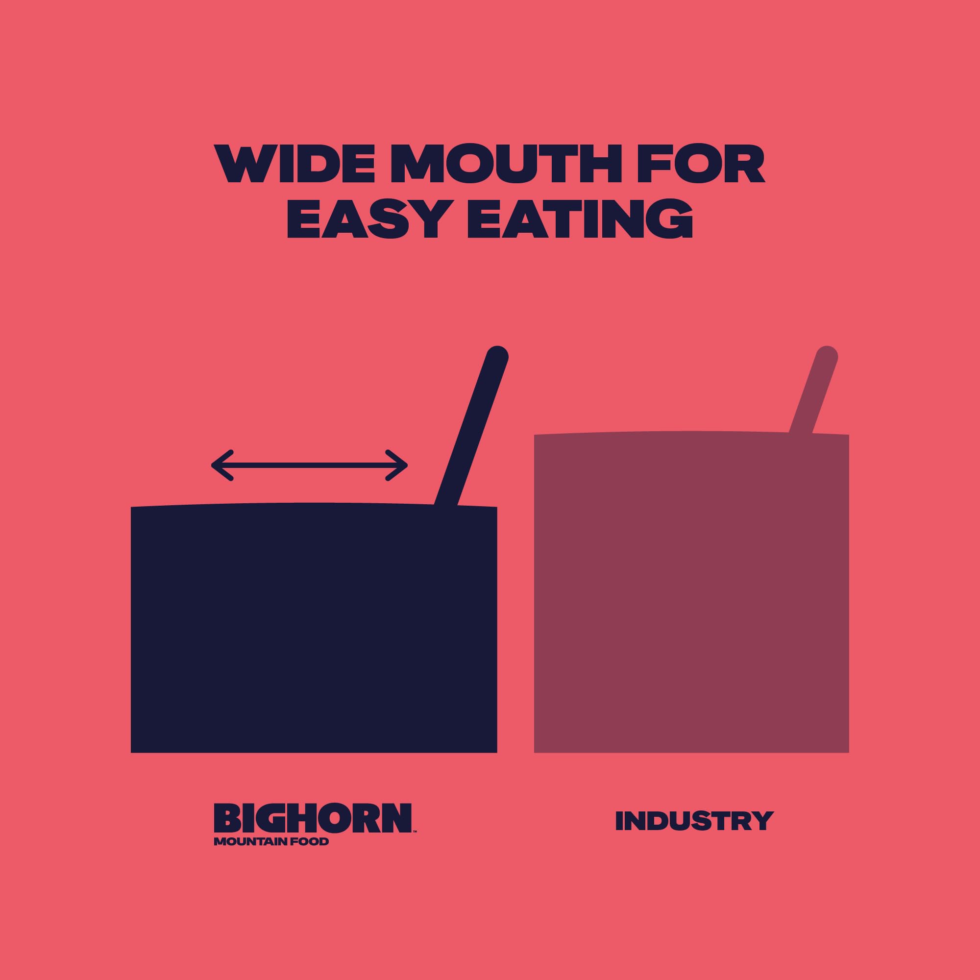 BIGHORN Mountain Food Spicy Mexican Birria and Rice - Freeze Dried Backpacking Meals - Dehydrated Camping Food - Just Add Water - Great Taste - 2 Servings - Perfect for Hiking, Emergency Preparedness & Outdoor Adventures