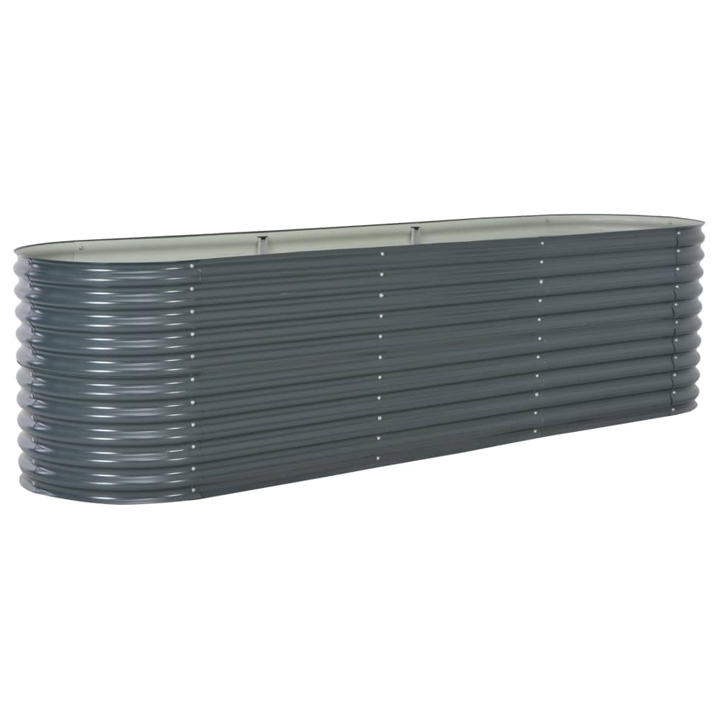 Galvanized Steel Raised Garden Bed 125.9