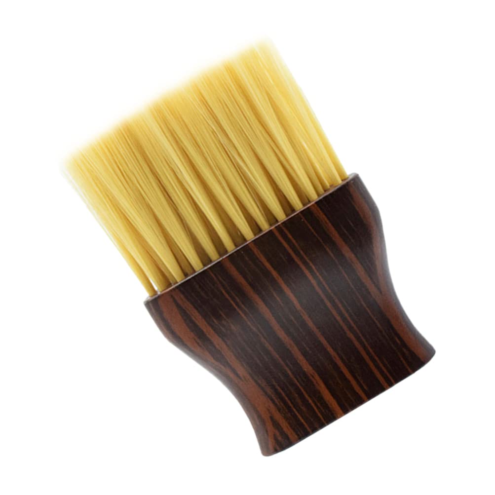 1pc Professional Hair Brush & Barber Neck Duster - Soft Nylon Wool Hairdressing Brush for Haircut, Broken Hair Cleaning, and Face Dusting | Perfect for Salon, Home Use, and Child Hair Care