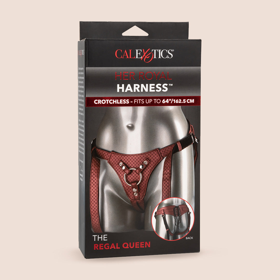 Her Royal Harness The Regal Queen Red - Premium Dog Harness for Small & Medium Breeds, Perfect for Walking, Training & Outdoor Adventures