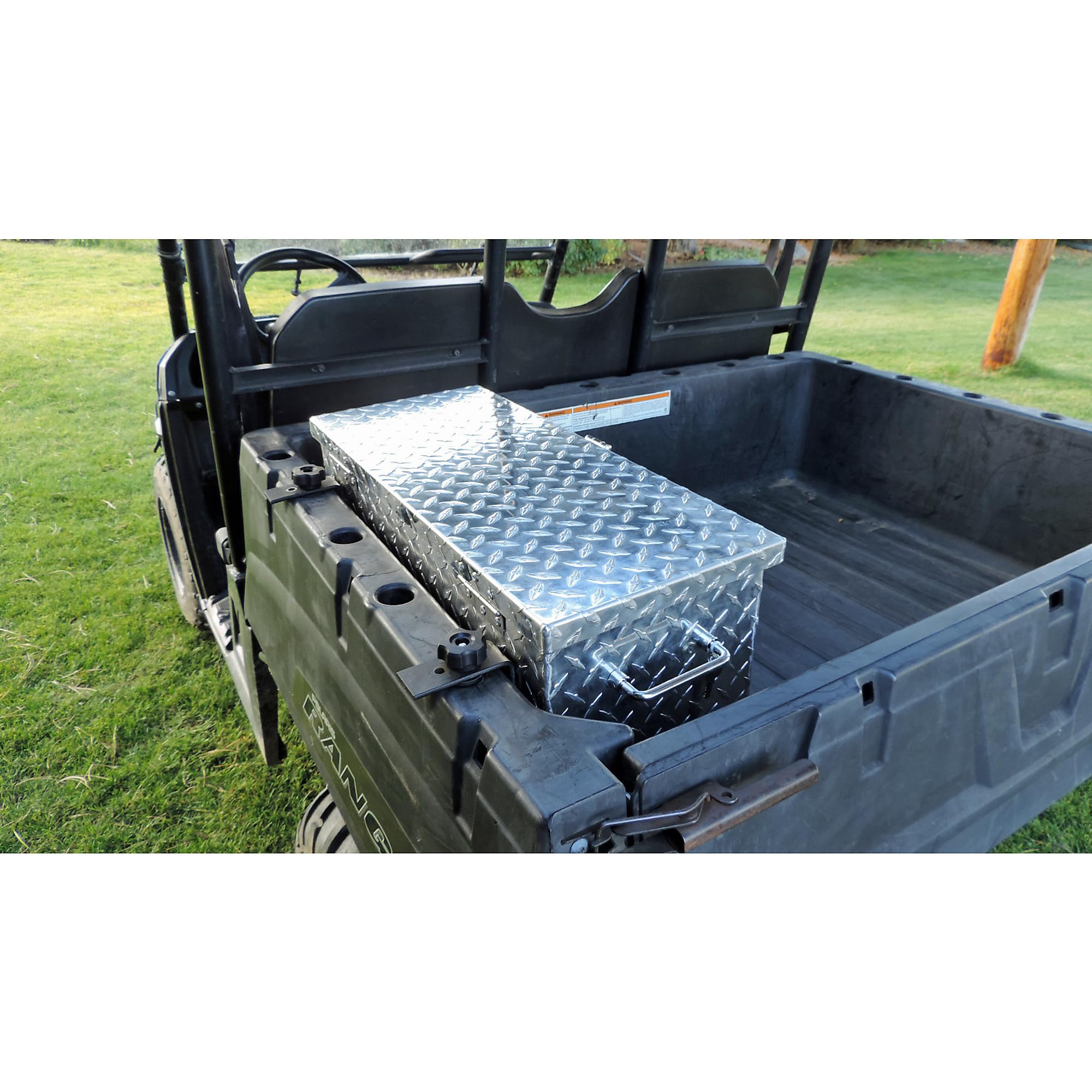 Diamond Plate ATV UTV Aluminum Tool Box - 31