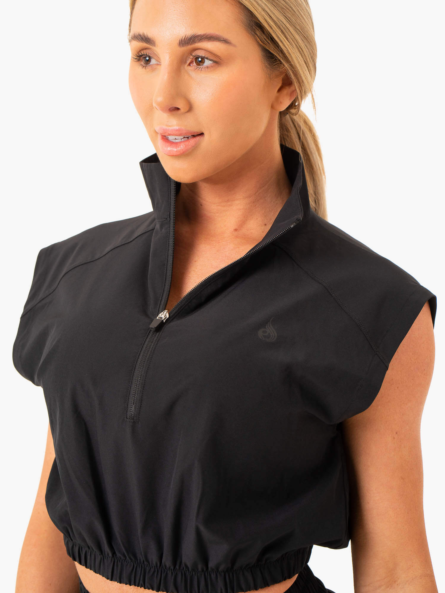 Level Up Sleeveless Workout Top for Women - Breathable Black Gym Shirt for Cross Training, Yoga & Running - Perfect for Fitness & Active Lifestyle
