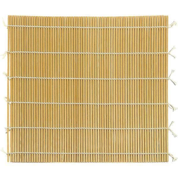 Premium Japanese Bamboo Sushi Rolling Mat - 24cm Natural Bamboo Makisu for Perfect Homemade Sushi Rolls - Ideal for Sushi Making, Rice Paper Rolls & DIY Asian Cuisine