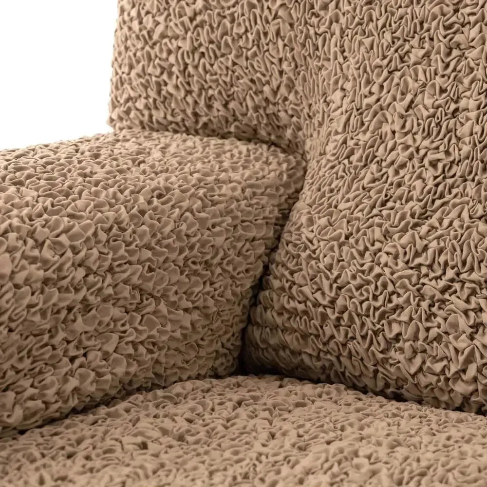 L-Shaped Sofa Slipcover with Left Chaise - Soft Microfiber Stretchable Couch Cover - Perfect for Living Room, Sectional Sofa Protection & Home Decor Upgrade