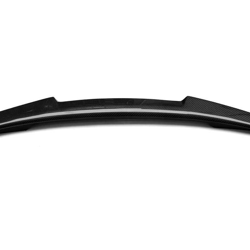 2017-2023 Audi A4/S4 Sedan V-Style Trunk Spoiler - Carbon Fiber or Glossy Black - Enhance Your Car's Sporty Look for Street Racing & Car Shows