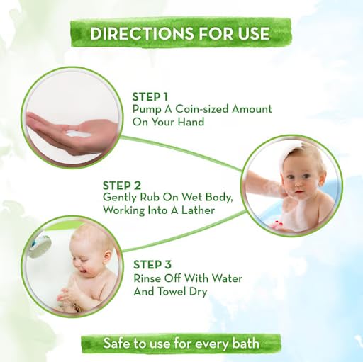 Mamaearth Milky Soft Baby Body Wash with Oats, Milk & Calendula - 400ml | Gentle Cleansing for Newborns & Infants | Hypoallergenic & Tear-Free Formula for Sensitive Skin | Perfect for Bath Time & Daily Baby Care Routine