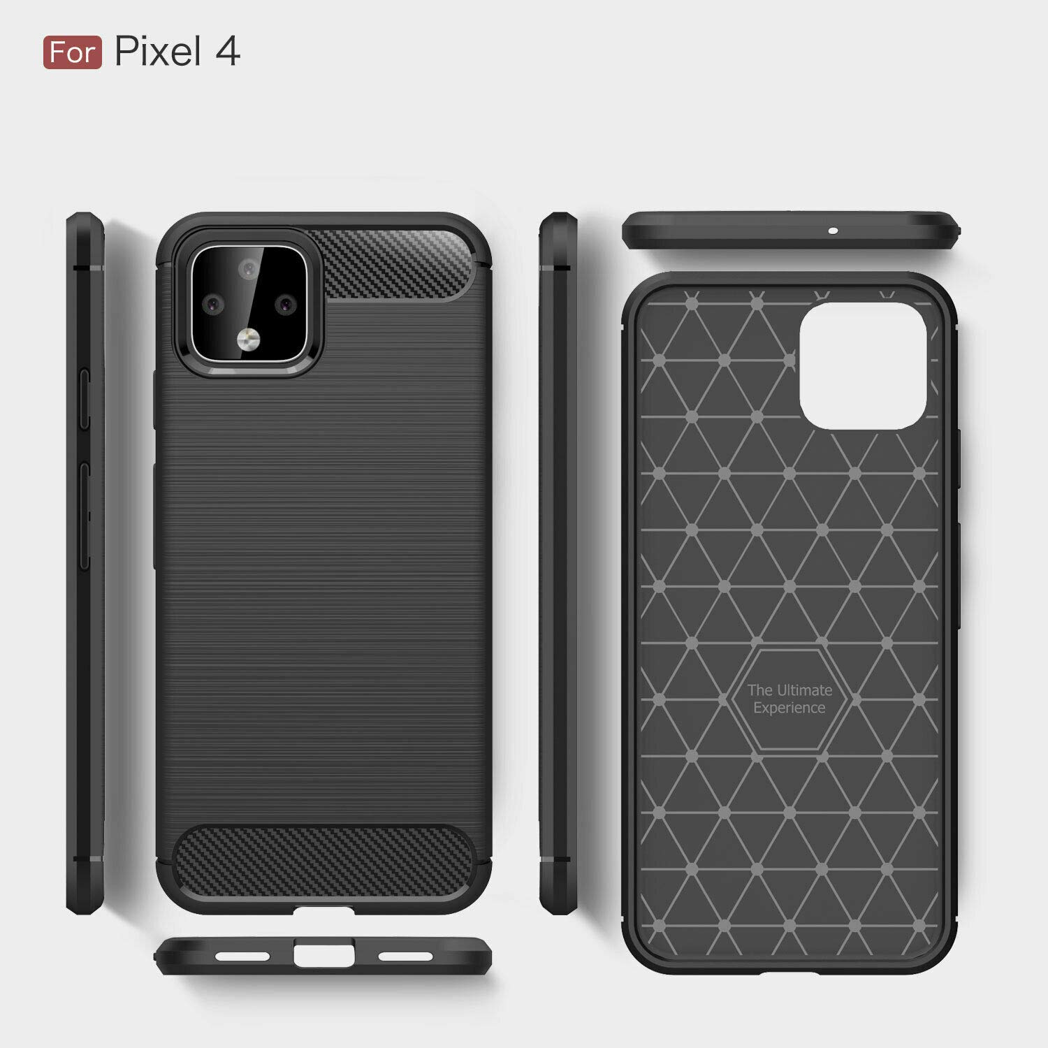 Shockproof Case for Google Pixel 4 - Heavy Duty Armor Cover for Outdoor & Travel
