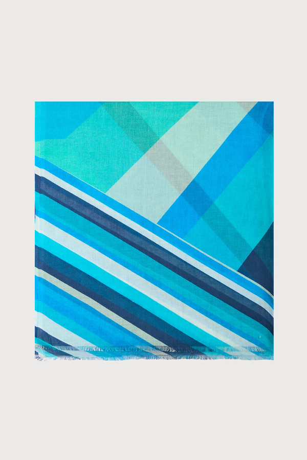 Stylish Marine Printed Scarf - Lightweight & Breathable Fashion Accessory for Women - Perfect for Beach, Travel, and Everyday Wear
