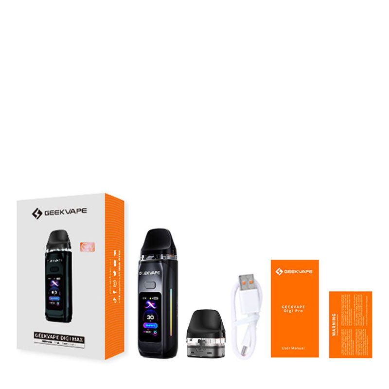 GeekVape Digi Max & Digi Max R Pod Kit - Rechargeable Vape Pod System with Adjustable Airflow for Smooth Vaping | Perfect for Travel & On-the-Go Use