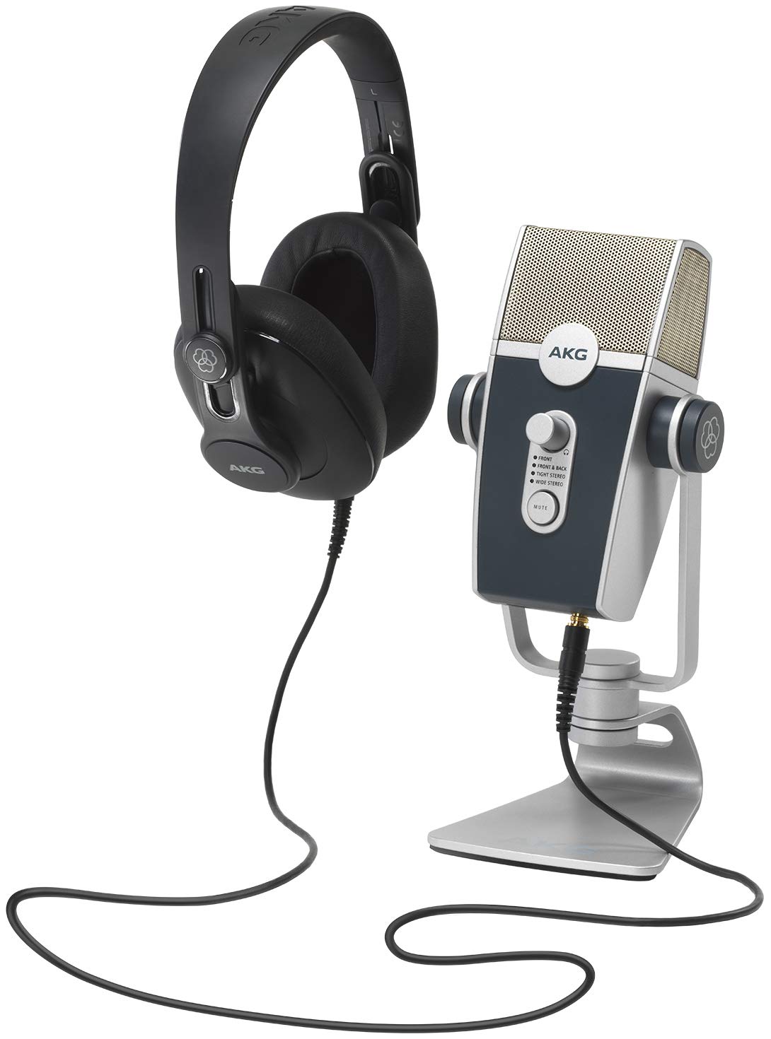 AKG Lyra USB Microphone & K371 Headphones Bundle with Ableton Live 10 Lite - Professional Streaming, Podcasting & Music Recording Kit for Content Creators, Gamers & Musicians