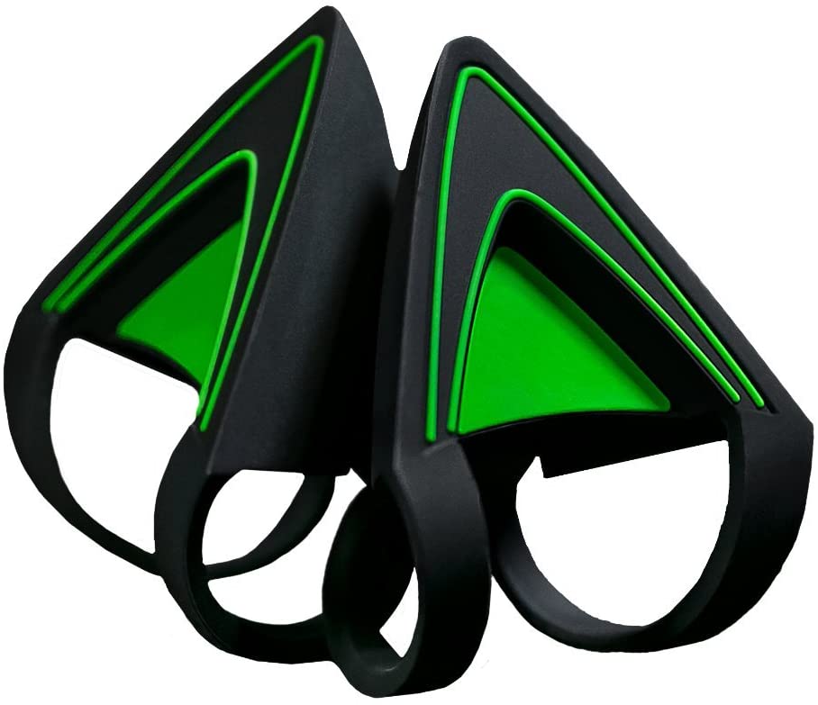 Razer Kraken Kitty Ears Headband - Green LED Cat Ear Headphones Accessory for Gaming, Streaming & Cosplay