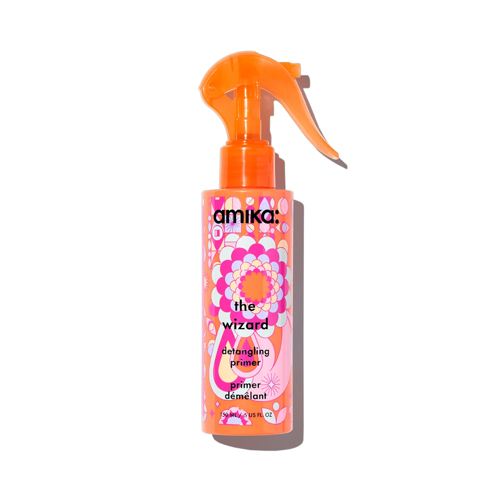 Amika The Wizard Detangling Primer - Leave-In Conditioner & Heat Protectant for Smooth, Frizz-Free Hair - Perfect for Daily Styling & Salon Treatments