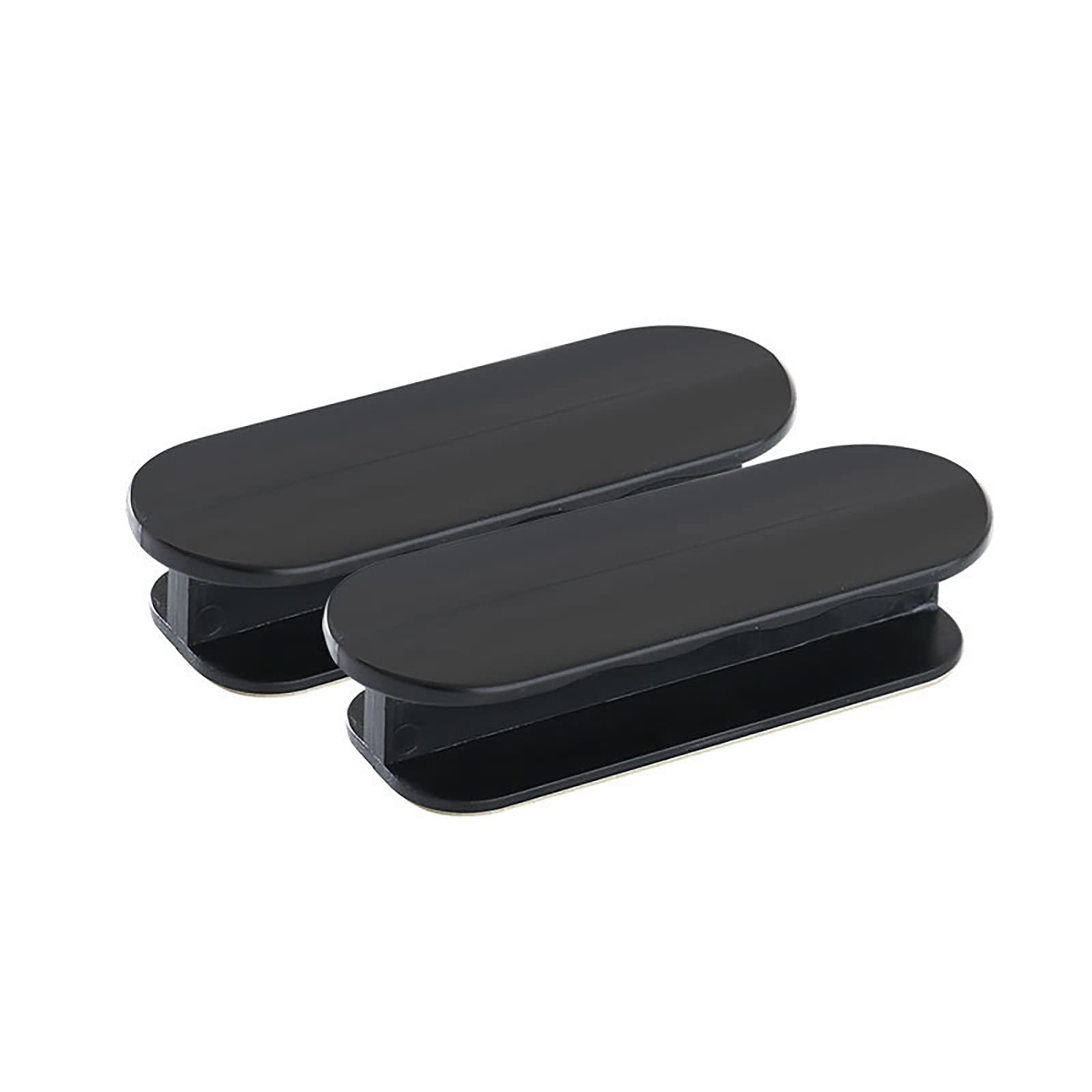 **2-Pack Black Door Handle Stickers - Simple Auxiliary Door & Window Buckle Handles for Household Glass Windows - Furniture Protectors for Moving & Home Safety (One Size)**    **Usage Scenarios:** Perfect for moving, home safety, childproofing, and protecting glass doors/windows from scratches and damage.