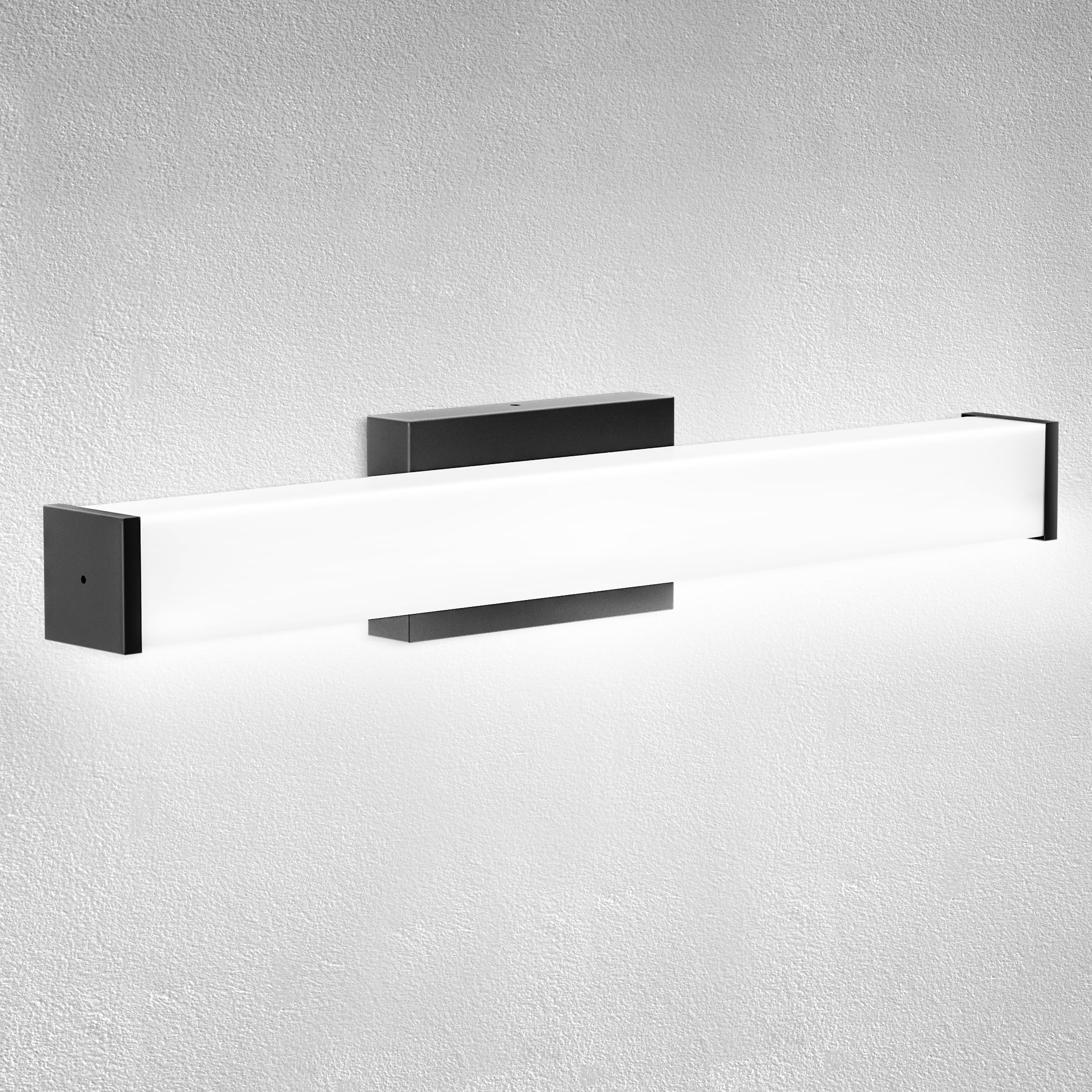 NOVELUX 24-inch LED Vanity Light - 25W 2200LM Dimmable Bathroom Mirror Light Fixture, 4000K Natural White, Energy Efficient & Easy Installation (1 Pack) - Perfect for Bathroom, Dressing Room & Makeup Area Lighting