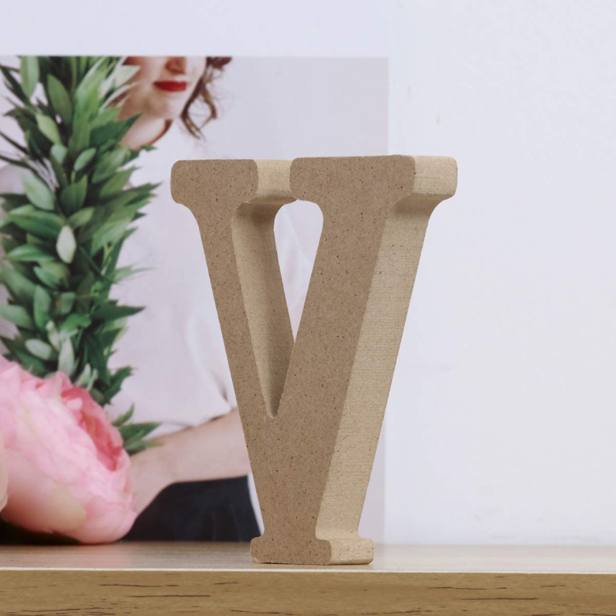 Wooden Alphabet Letters for Nursery Wall Decor - DIY Craft & Home Decor