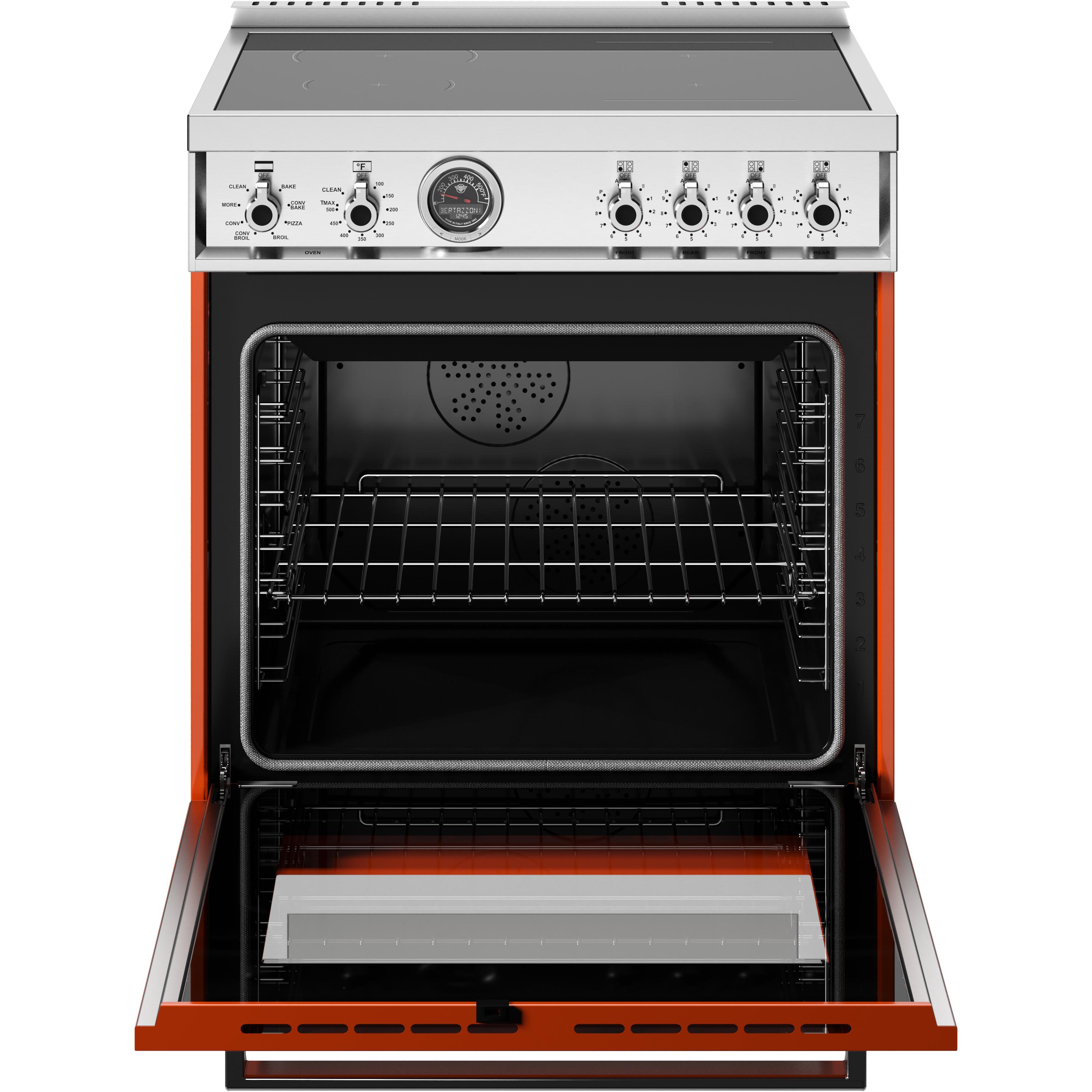Bertazzoni PRO304IFEPART 30-Inch Freestanding Induction Range - Professional Grade Stainless Steel Cooktop for Modern Kitchens | Perfect for Home Chefs & Gourmet Cooking