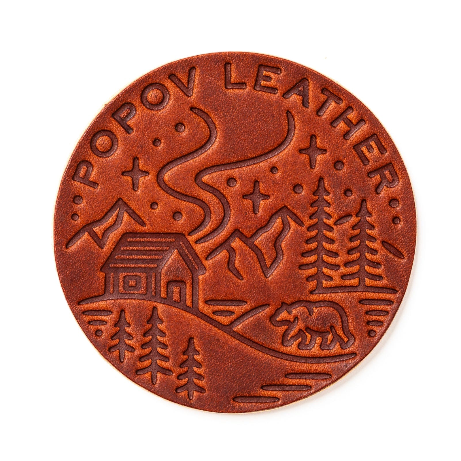 4-Pack Premium Leather Coasters Set - Elegant Drink Coasters for All Seasons | Perfect for Home, Office, Bar & Dining Table Protection