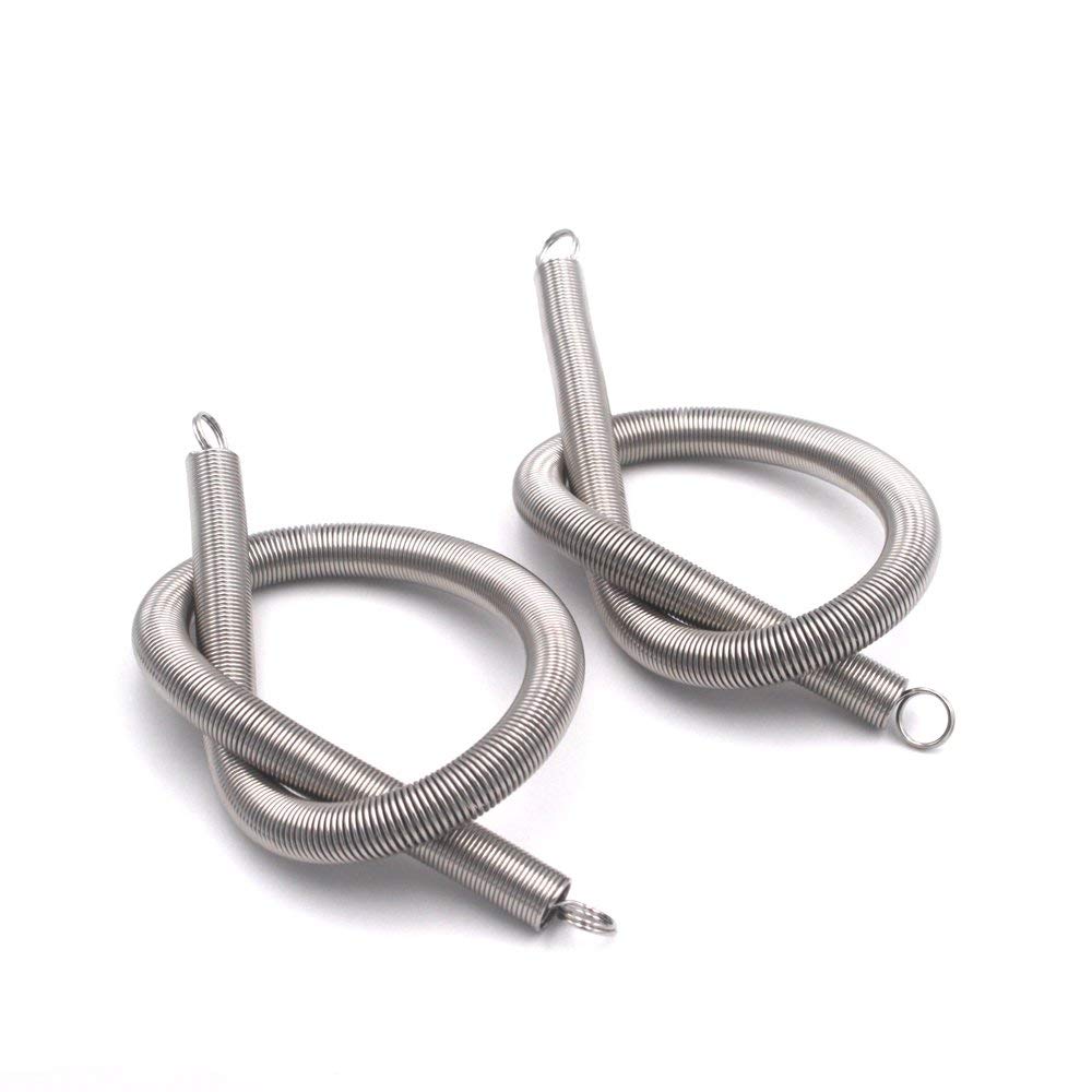4Pcs Zinc Plated Steel Extension Spring 12 inch - Heavy Duty Screen Door Replacement Springs for Home, Garage & Shed - Durable Rust-Resistant Hardware for DIY Repairs & Household Applications