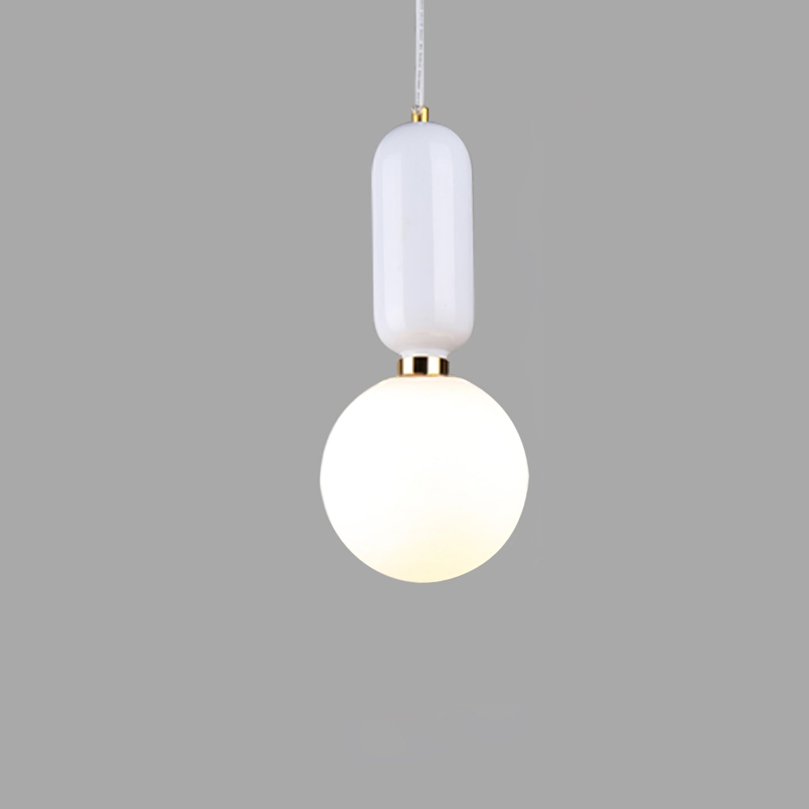 Modern Kade Pendant Light - Adjustable Hanging Fixture for Kitchen Island, Dining Room & Bedroom - Industrial Vintage Style Ceiling Lighting with Edison Bulb (Black)