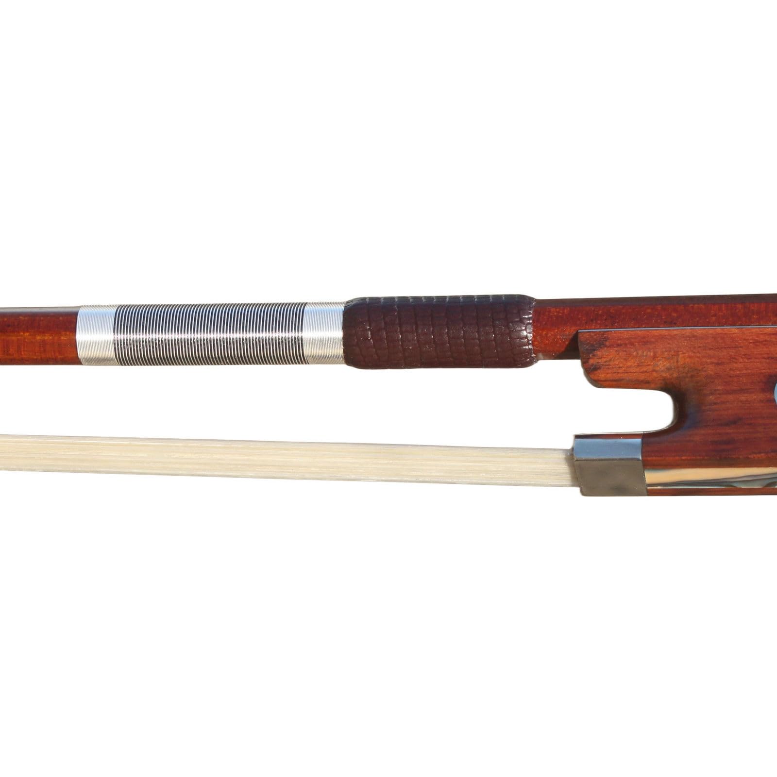 Professional 4/4 Full Size Carbon Fiber & Pernambuco Wood Hybrid Cello Bow with Snakewood Frog & Natural Horsehair - Perfect for Orchestral Performances, Solo Practice & Studio Recordings