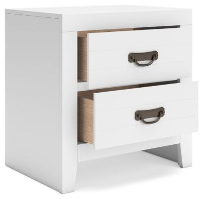 Binterglen Nightstand - Modern Bedside Table with Storage Drawer, Wooden End Table for Bedroom, Living Room, or Office - Perfect for Small Spaces & Home Decor