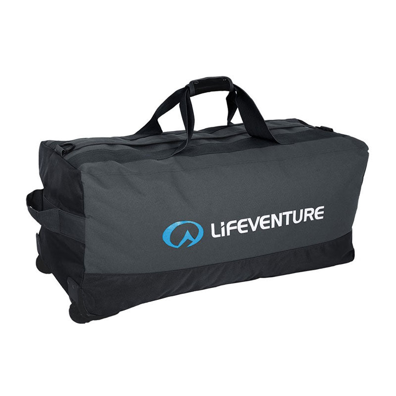 Lifeventure 120L Expedition Wheelie Duffle - Large Waterproof Travel Duffel Bag for Camping, Hiking & Outdoor Adventures - Perfect for Air Travel & Gear Storage