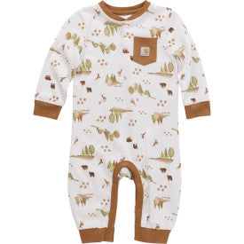 Baby Boys Long Sleeve Printed Romper Jumpsuit - Soft Cotton One-Piece Outfit for Infants 0-24 Months | Perfect for Playtime, Daycare & Family Photos