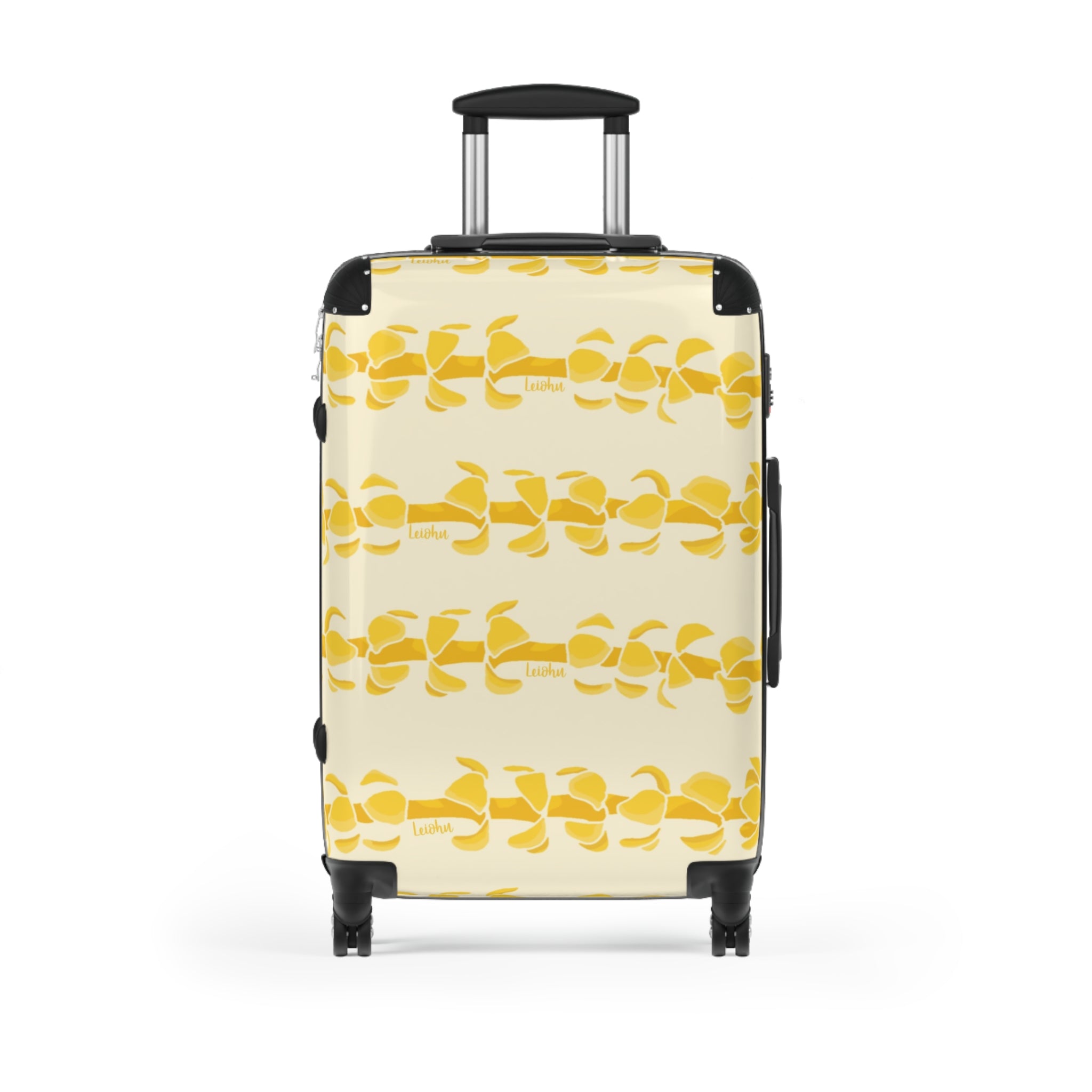 Puakenikeni Lei Hawaiian Flower Necklace - Elegant Cabin Suitcase for Women | Perfect for Travel, Vacations & Hawaiian-Themed Parties